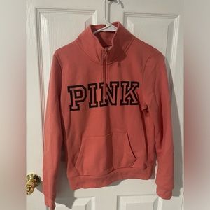 Pink turtle neck jacket